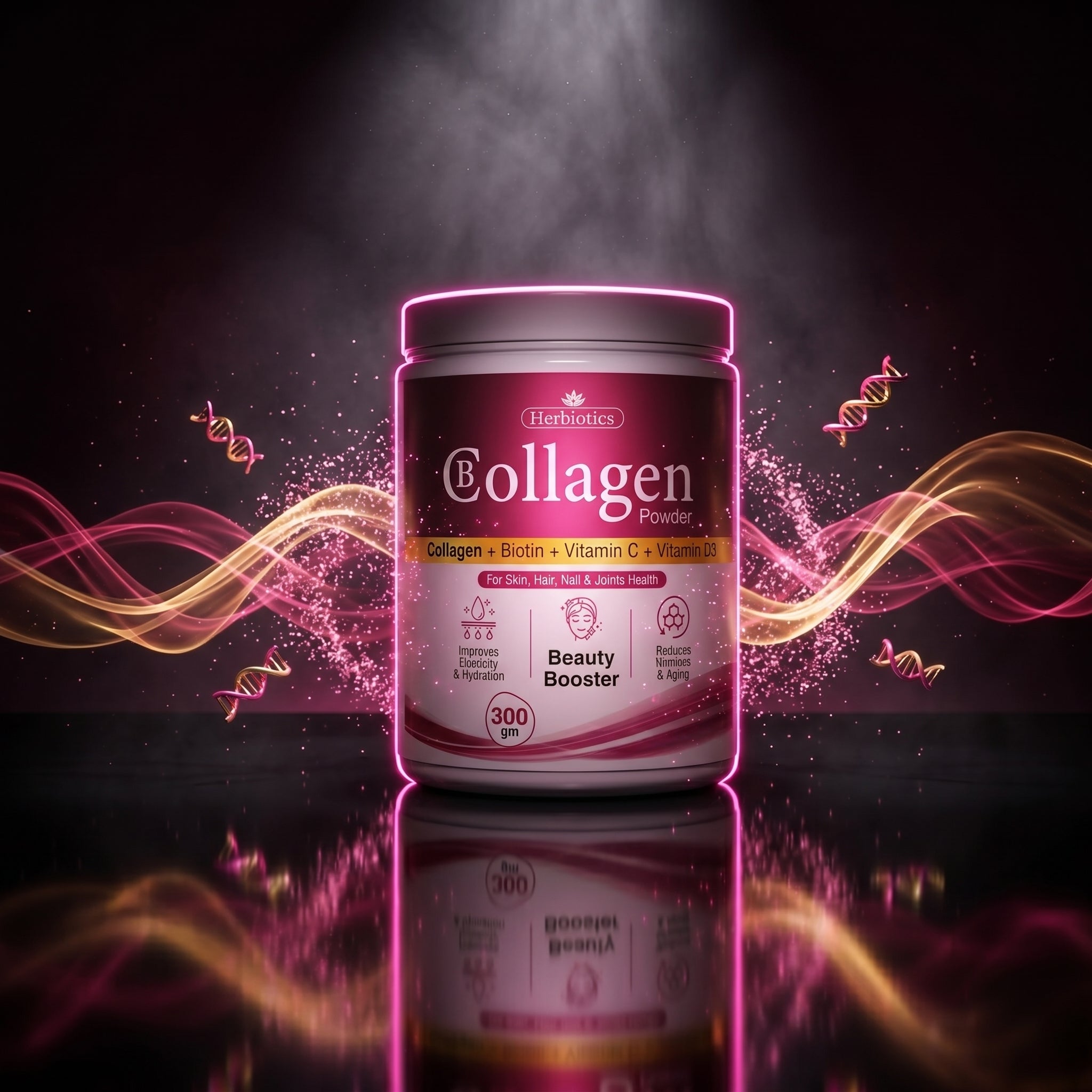 Herbiotics B Collagen Powder – Beauty Booster (300g)