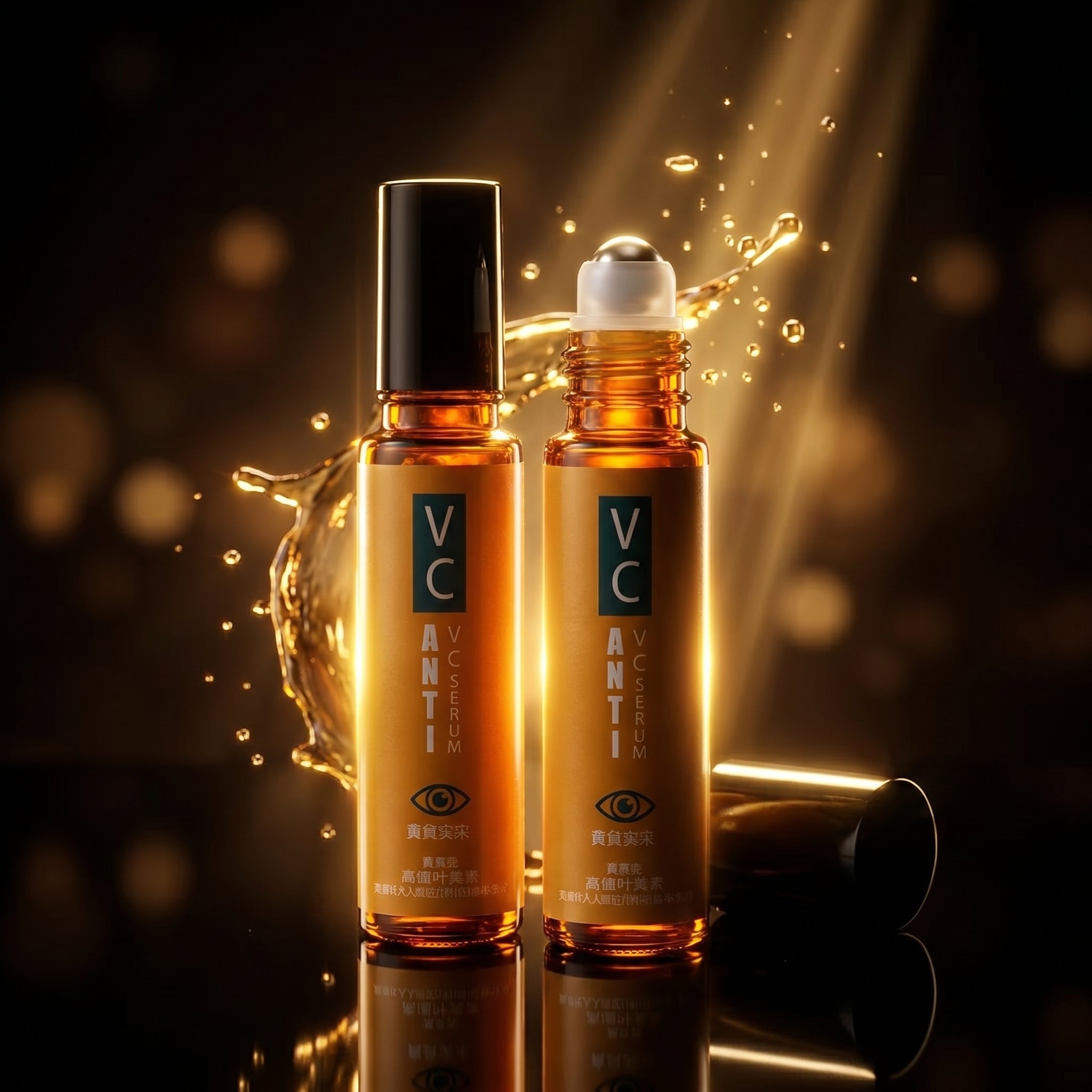 VC Anti Wrinkle Eye Serum – Vitamin C Roll-On for Fine Lines & Firming