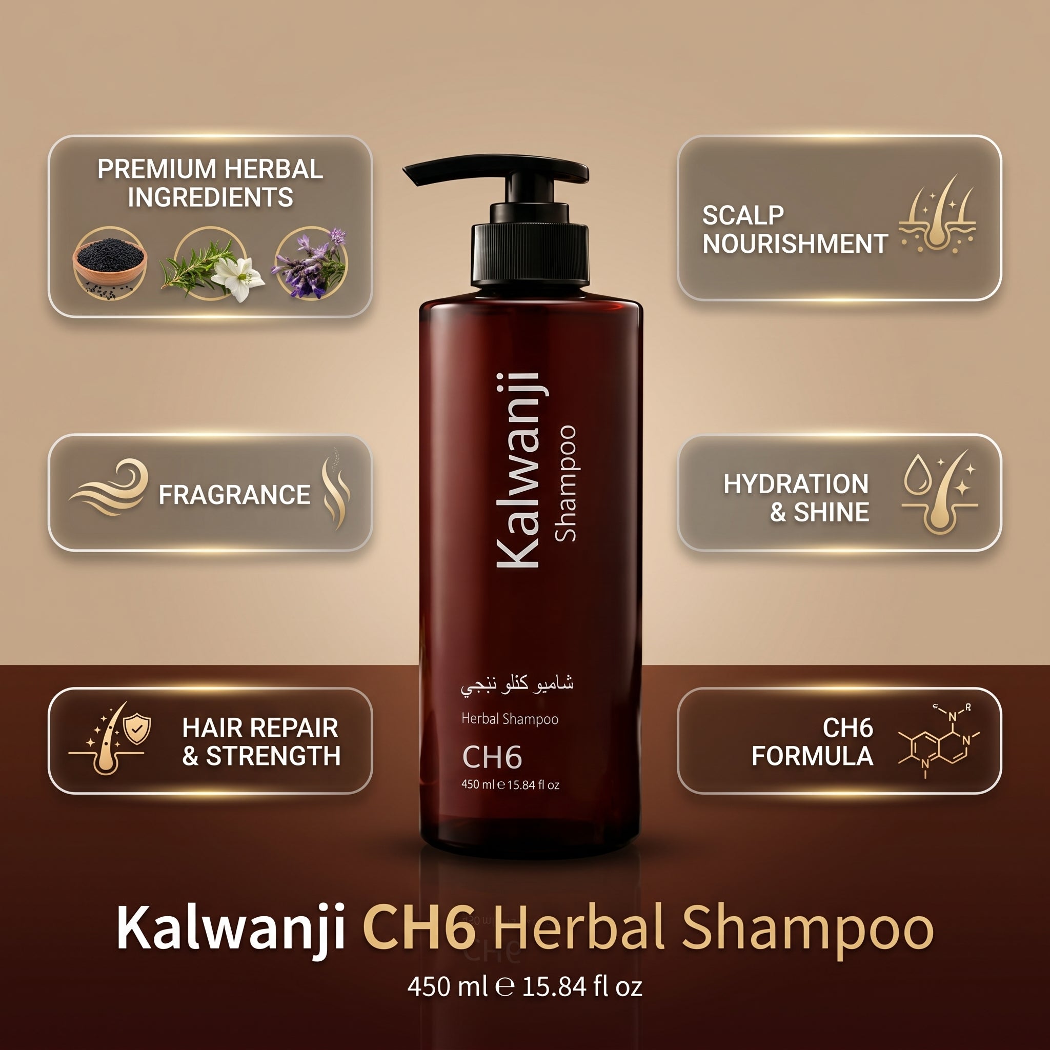 Kalwanji Shampoo CH6 (PACK OF 2)