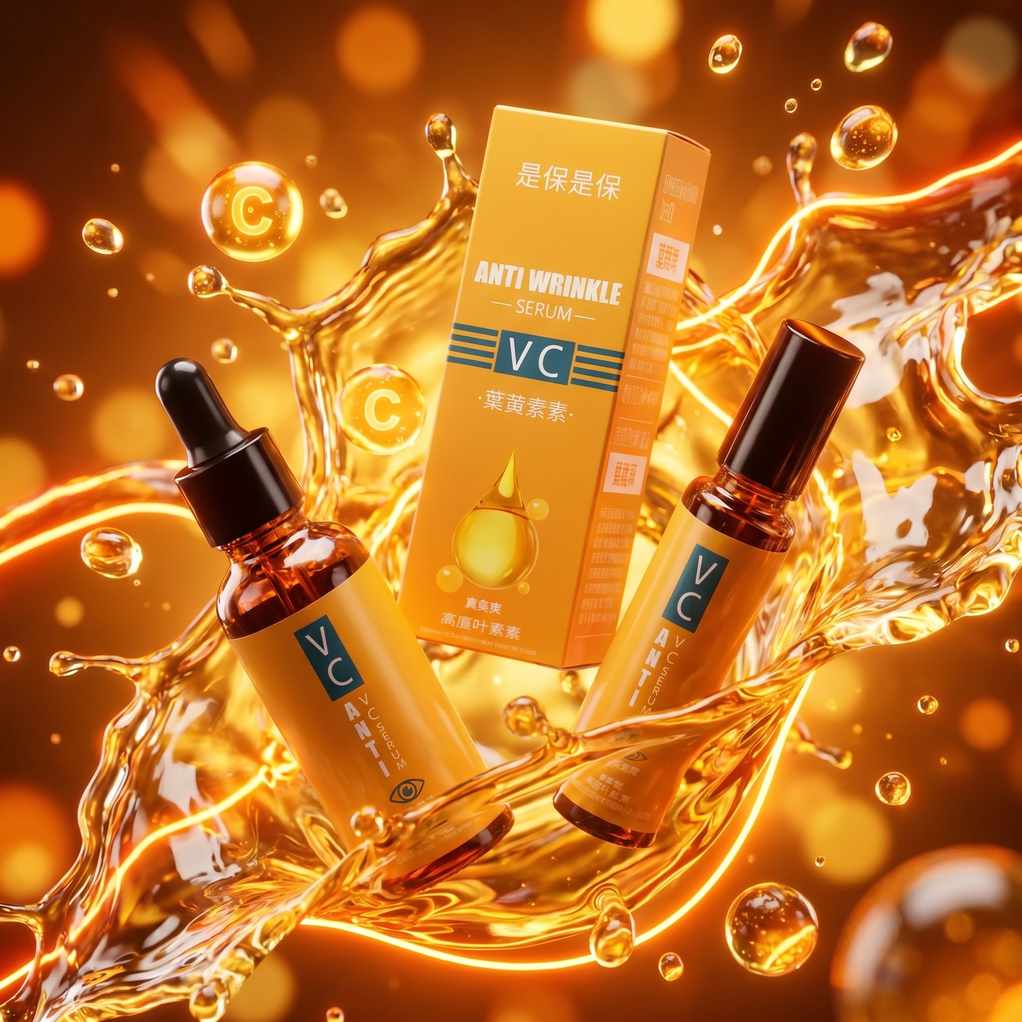 VC Anti Wrinkle Eye Serum – Vitamin C Roll-On for Fine Lines & Firming