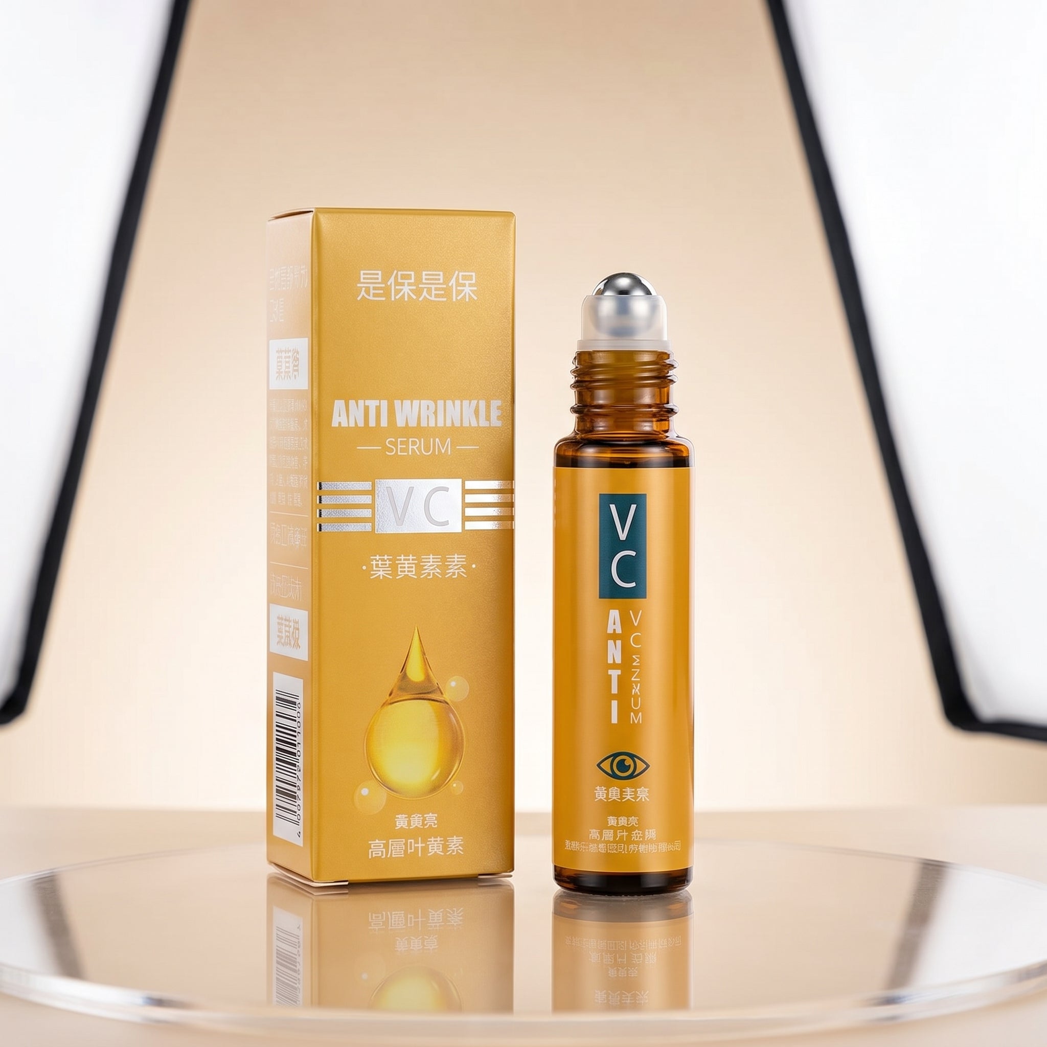 VC Anti Wrinkle Eye Serum – Vitamin C Roll-On for Fine Lines & Firming