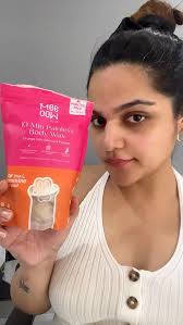 4-in-1 Orange Body Hair Removal Wax Powder Mask